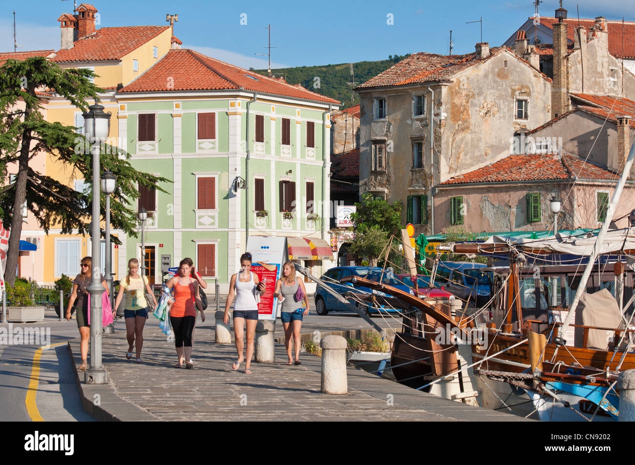 Slovenia, Adriatic coast, Primorska Region, the Izola seaside resort Stock Photo
