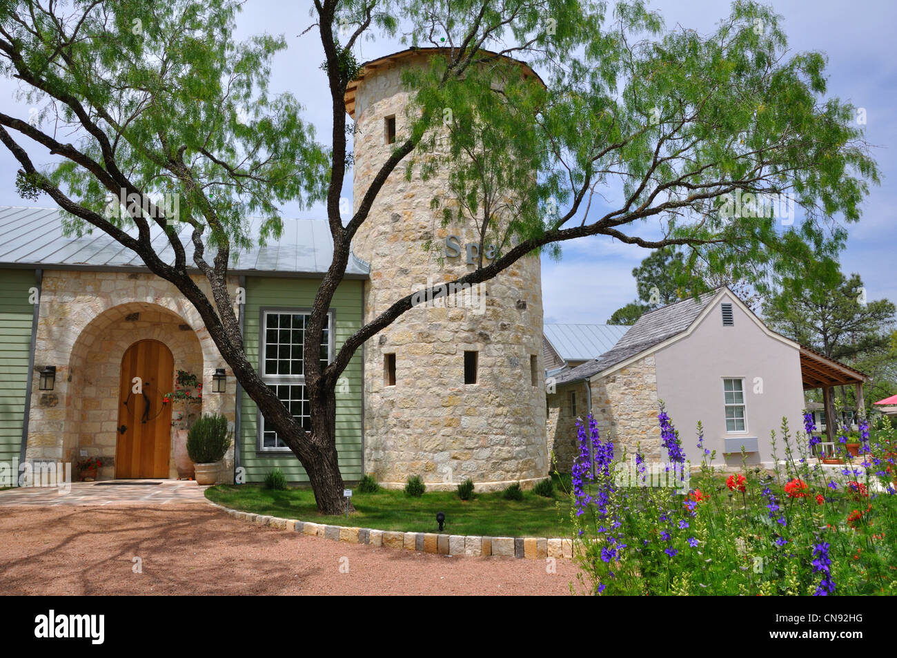 Fredericksburg Herb Farm, Texas, USA spa Stock Photo Alamy