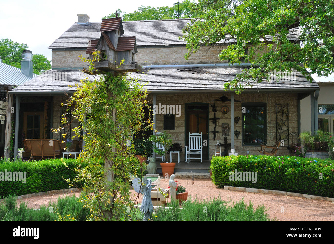 Fredericksburg Herb Farm, Texas, USA restaurant Stock Photo Alamy