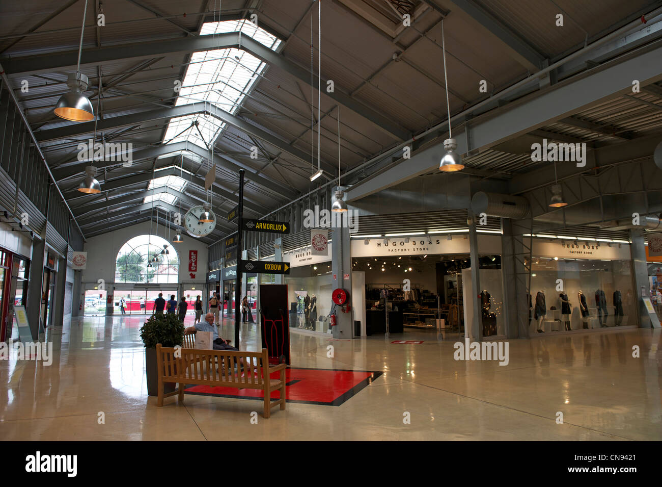 France, Aube, Troyes, Marques Avenue, outlet stores Stock Photo - Alamy