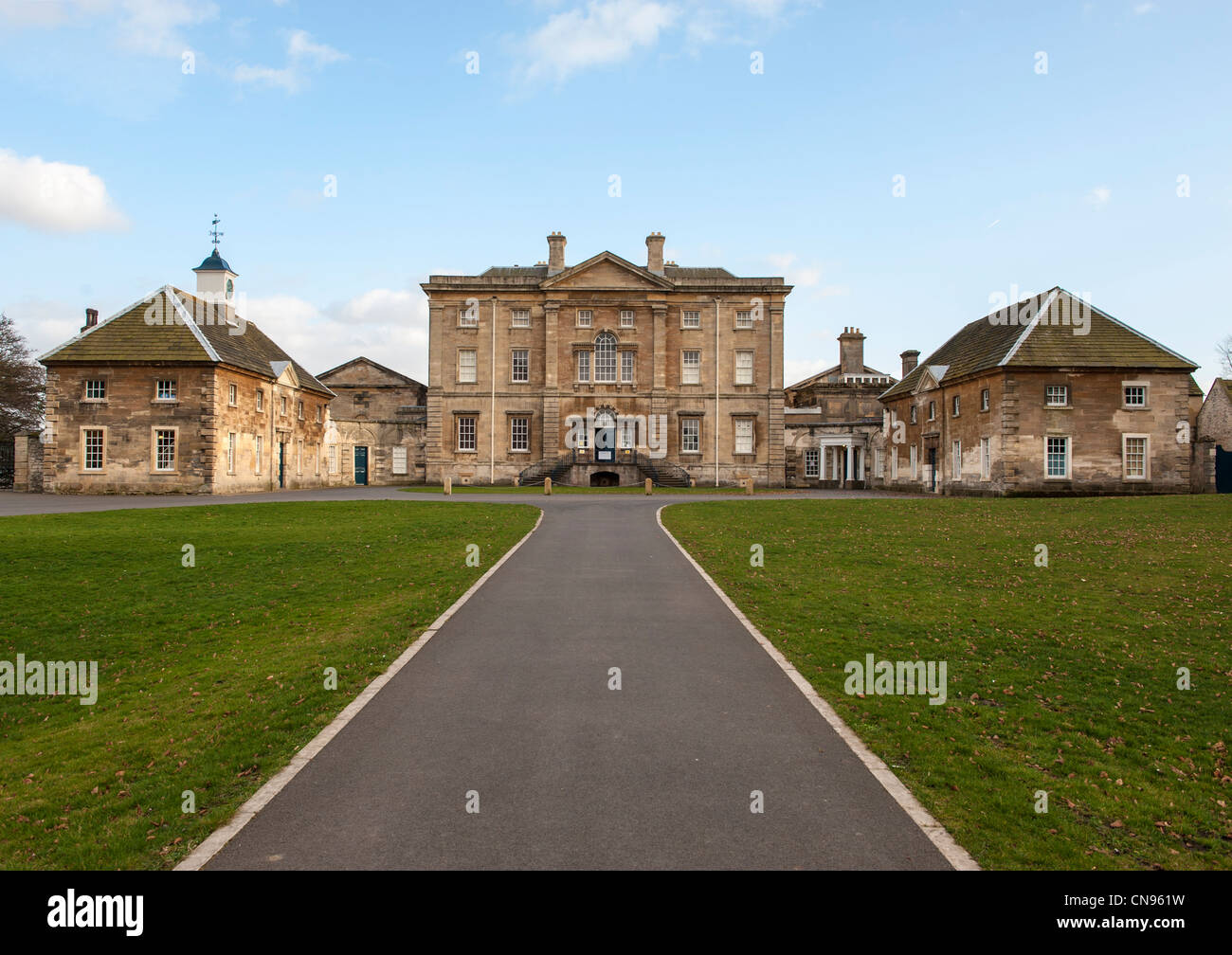 Cusworth Hall at  Doncaster,  South Yorkshire , England,  Great Britain Stock Photo