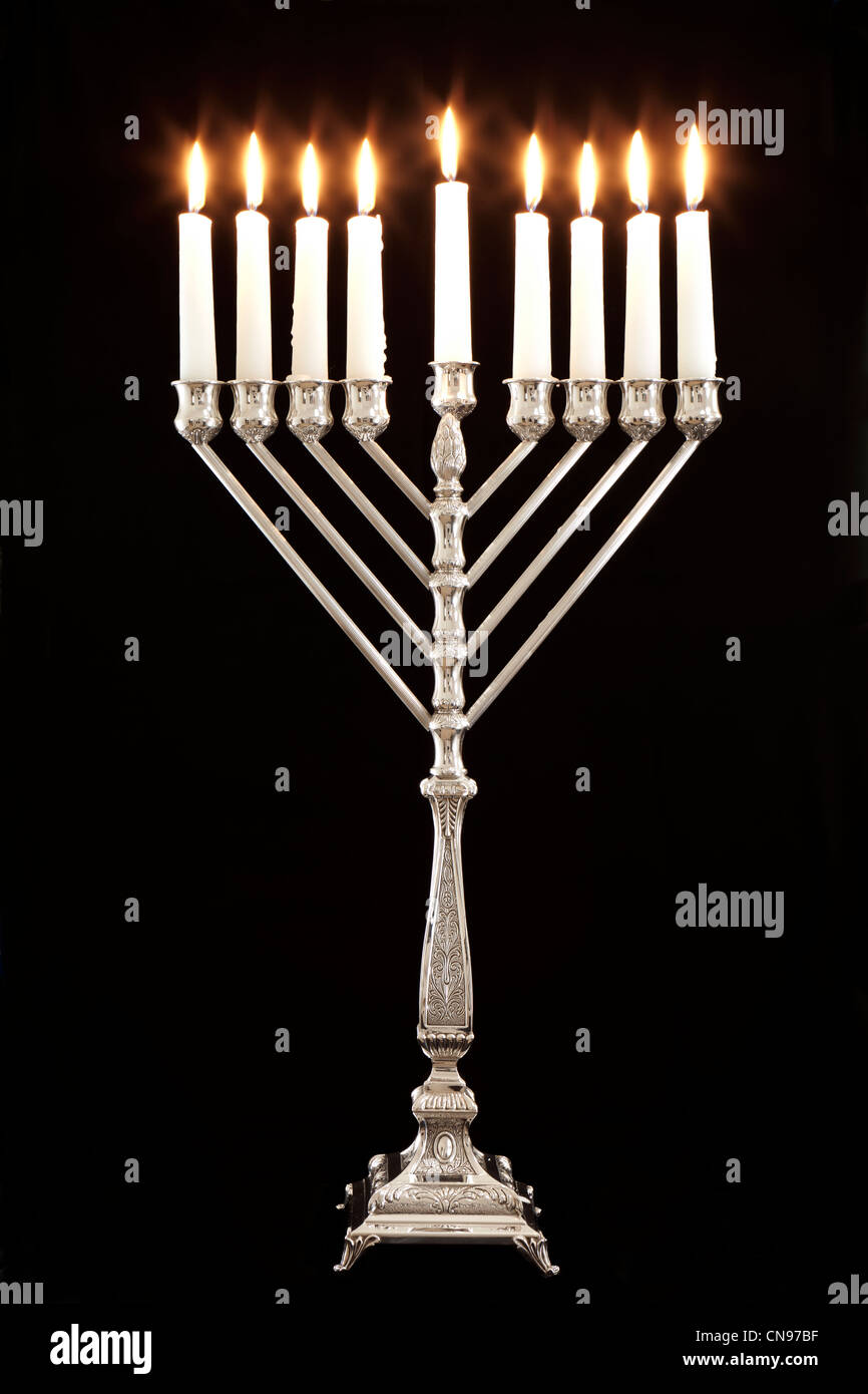 Hanukkah Candles High Resolution Stock Photography and Images Alamy