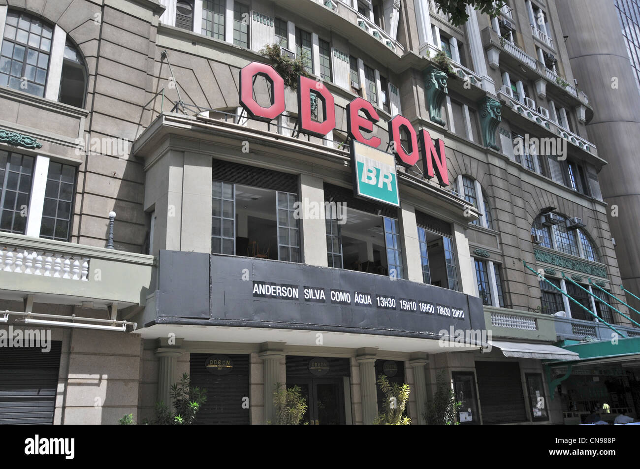 Odeon theater Rio de Janeiro Brazil Stock Photo