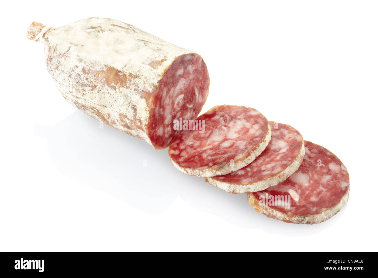 Salami Slices Stock Photos & Salami Slices Stock Images Alamy