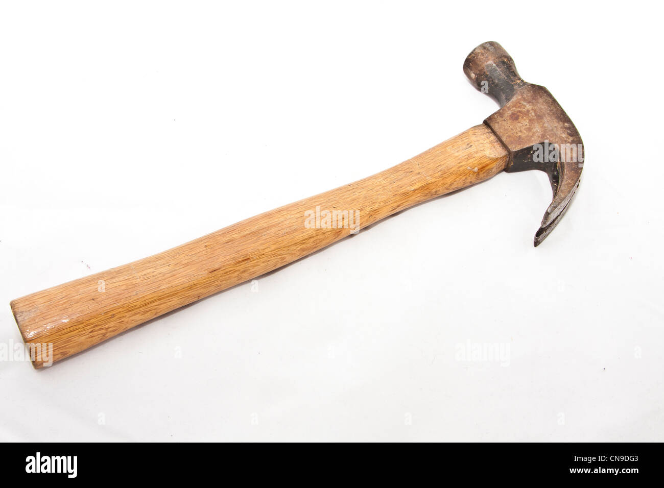 Rusty claw hammer Stock Photo