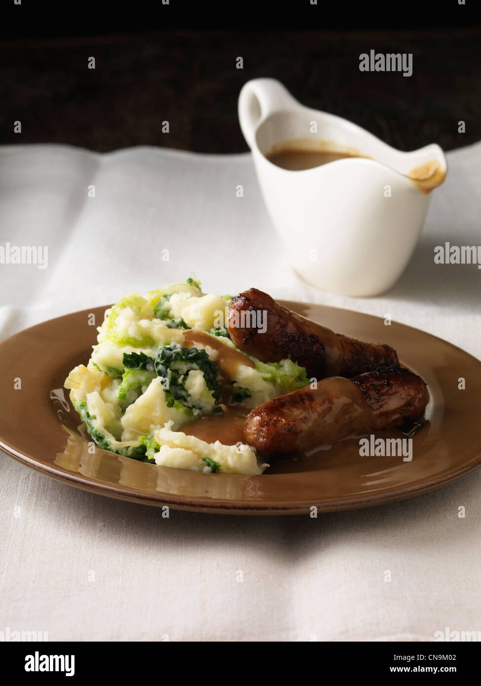 Sausage and mash and gravy hires stock photography and images Alamy