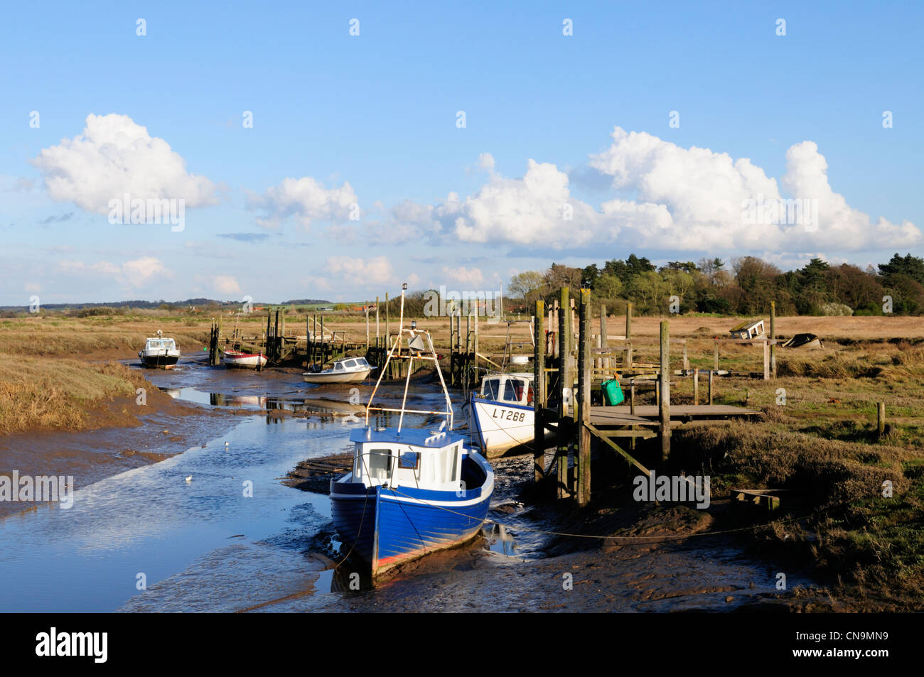 Thornham Harbour, Norfolk, England, UK Stock Photo