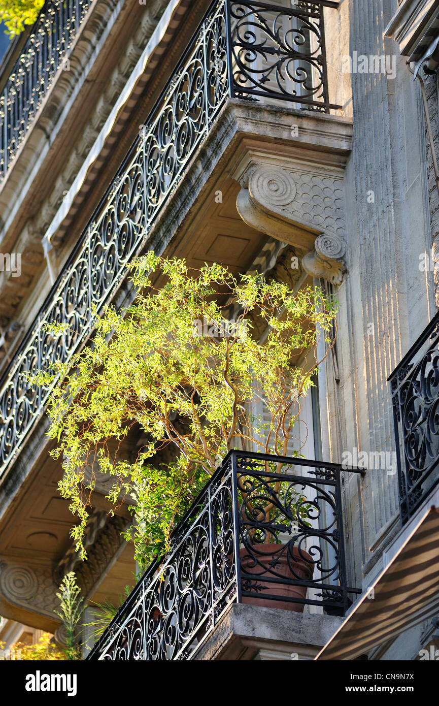 France, Paris, St Germain, building facades Stock Photo