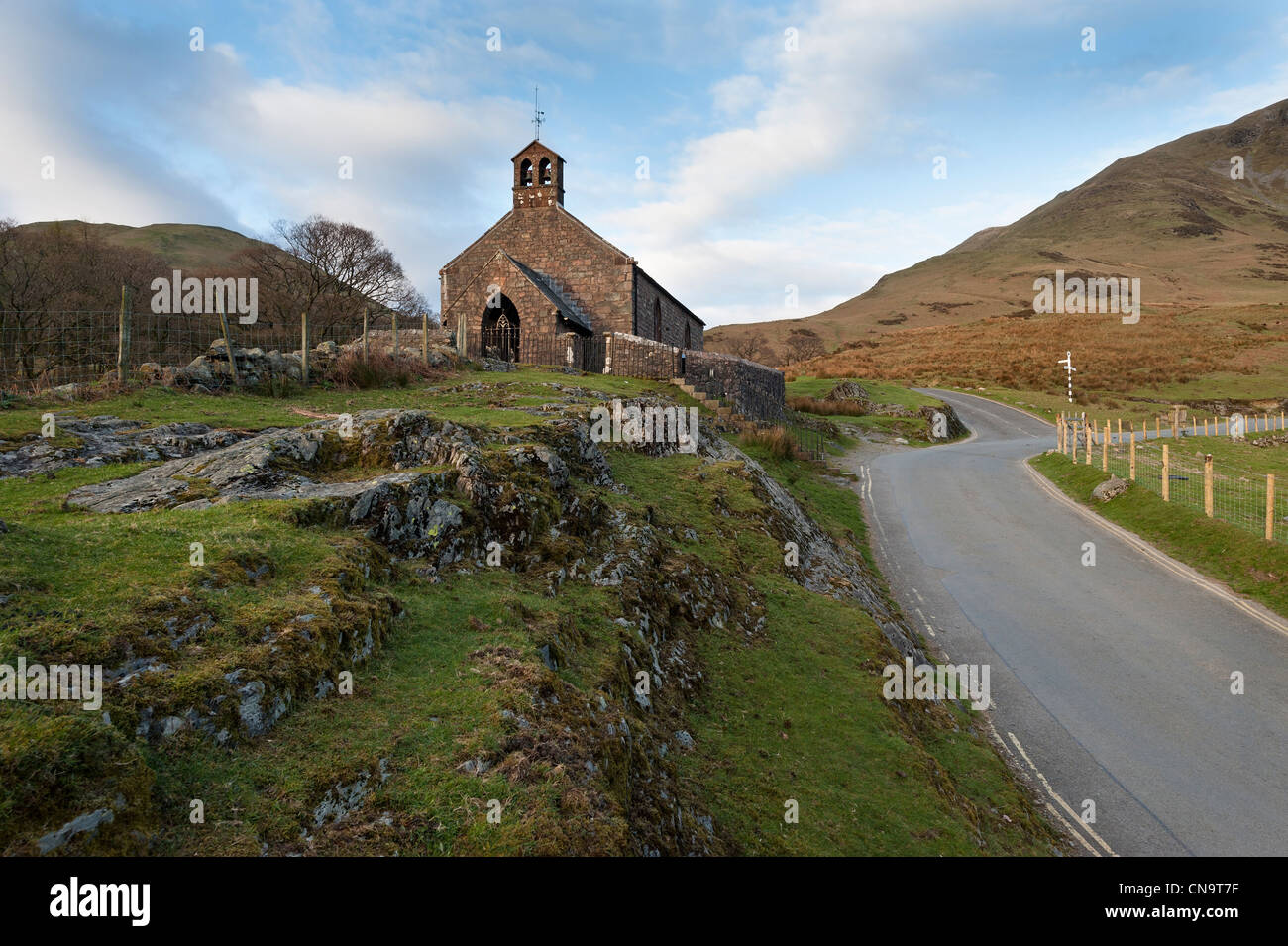 Church of St James in the village of Buttermere Stock Photo
