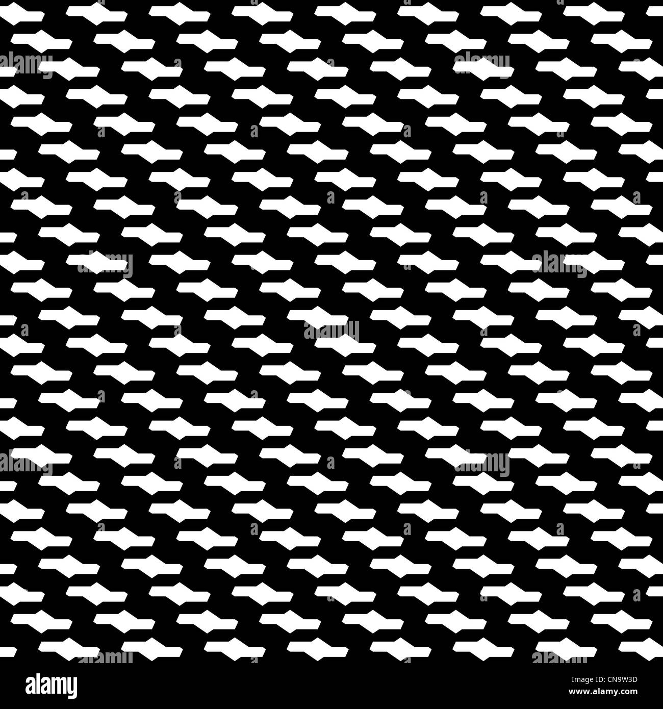 Trendy houndstooth pattern that tiles seamlessly as a pattern. Stock Photo