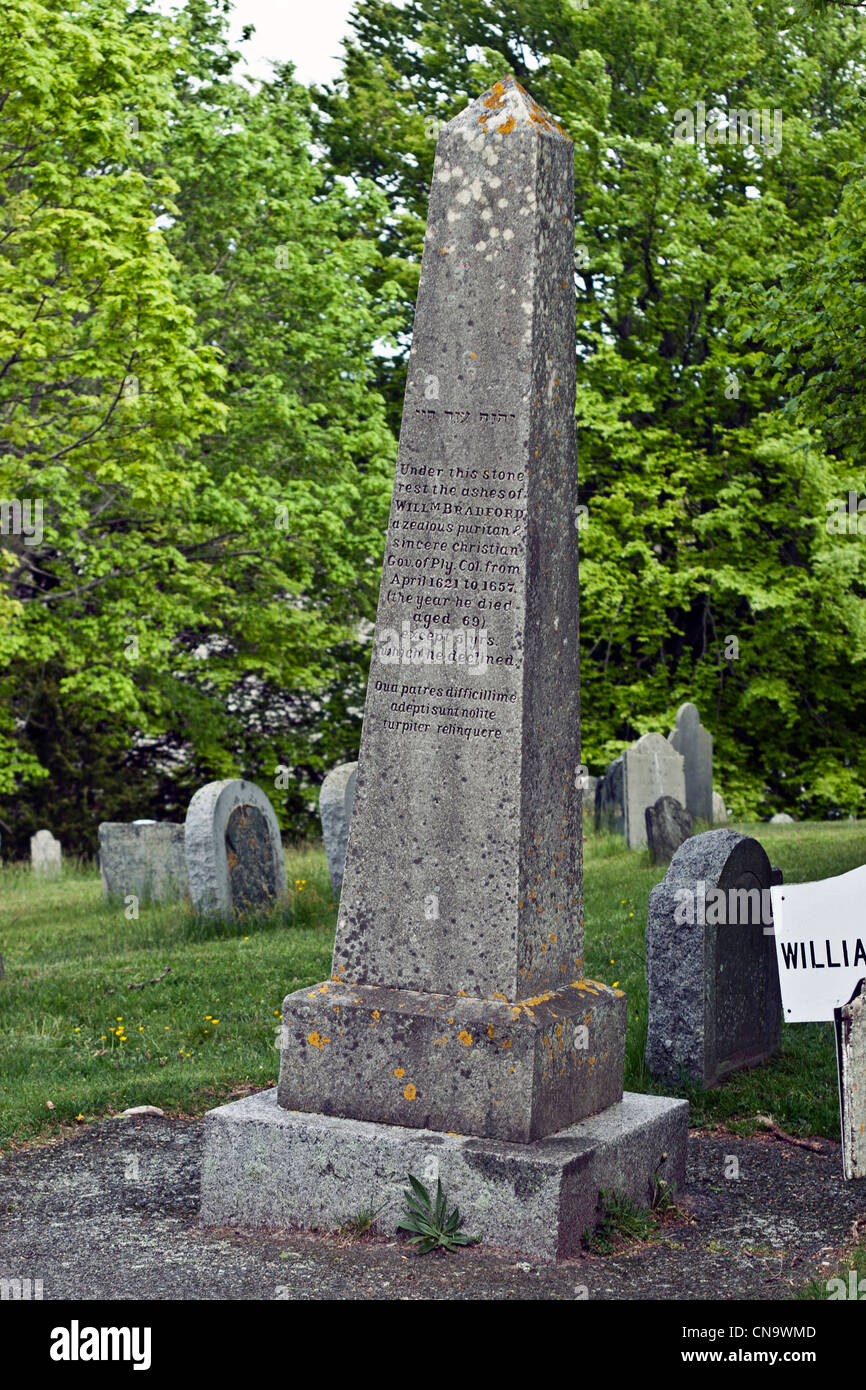Plymouth Massachusetts, Burial Hill Cemetery. Burial place of most of