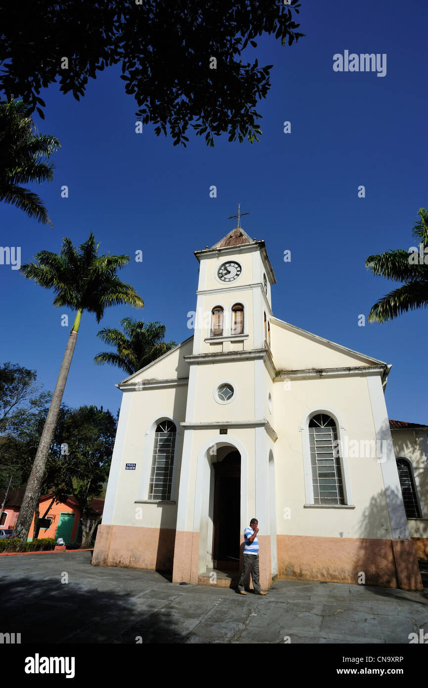 Brazil, Sao Paulo State, Sao Francisco Xavier, church Stock Photo