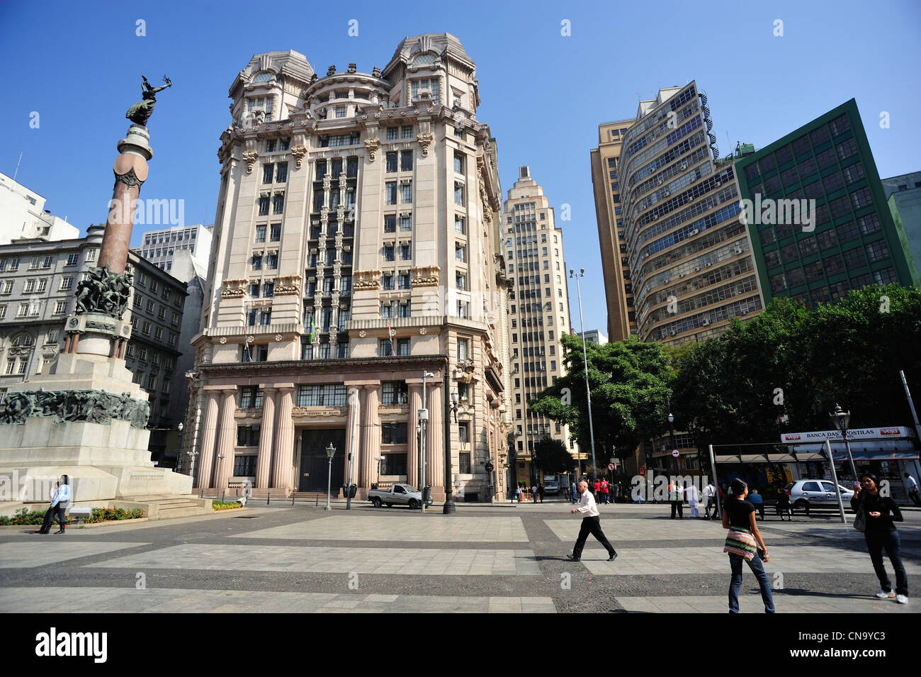 Brazil, Sao Paulo, Patio do Colégio, place where the city was founded in 1554 Stock Photo