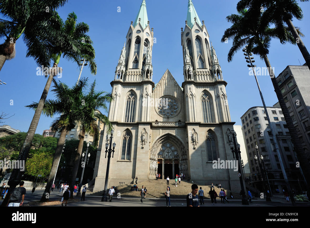 Brazil, Sao Paulo, the cathedral Stock Photo