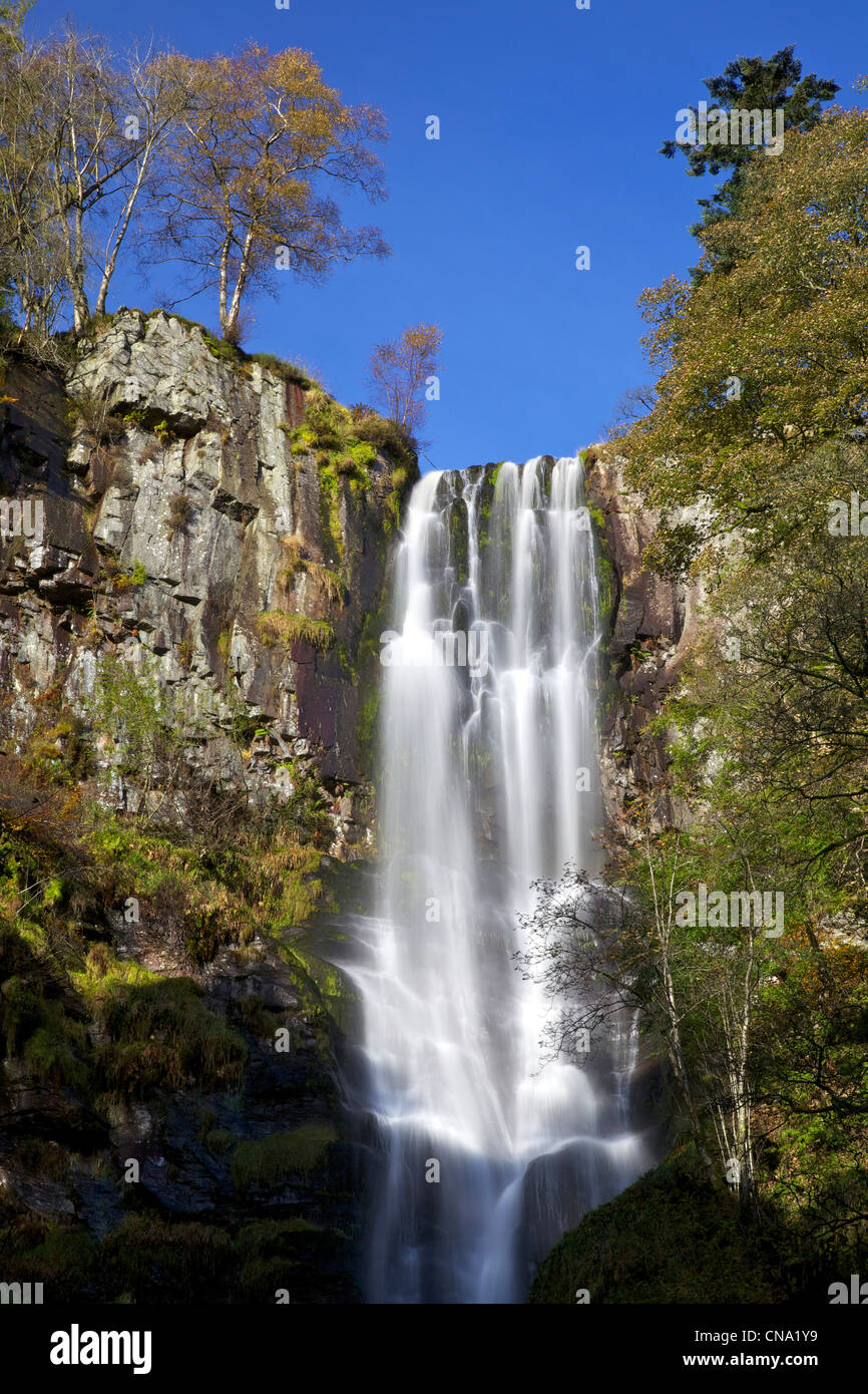 Pistyll rhaeadr llanrhaeadr ym mochnant hires stock photography and