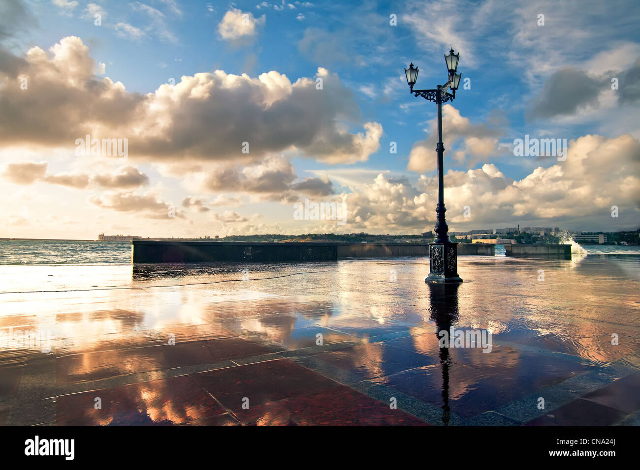 city after a heavy storm Stock Photo - Alamy