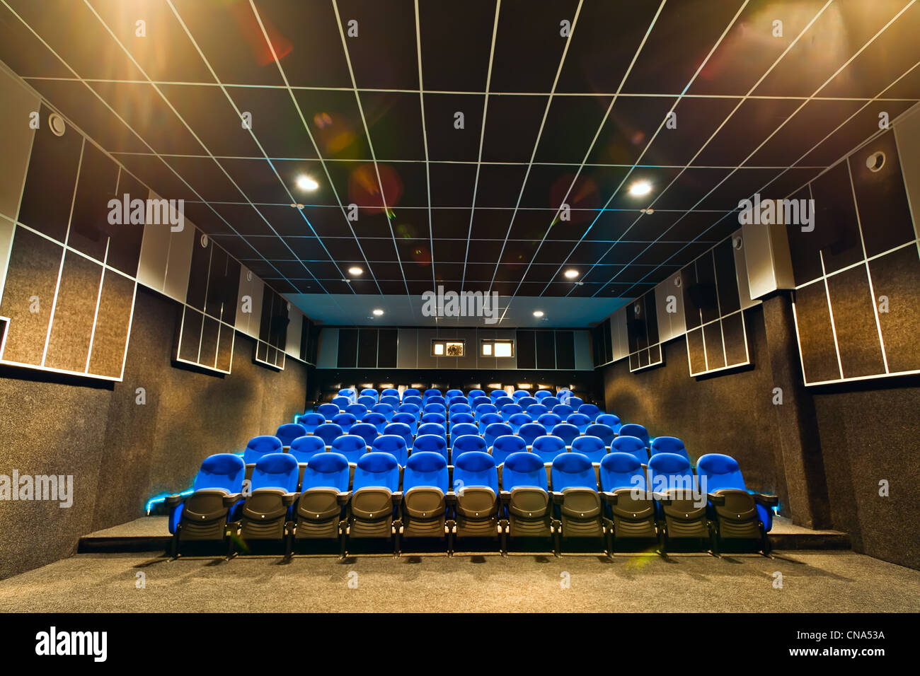 interior of the cinema Stock Photo