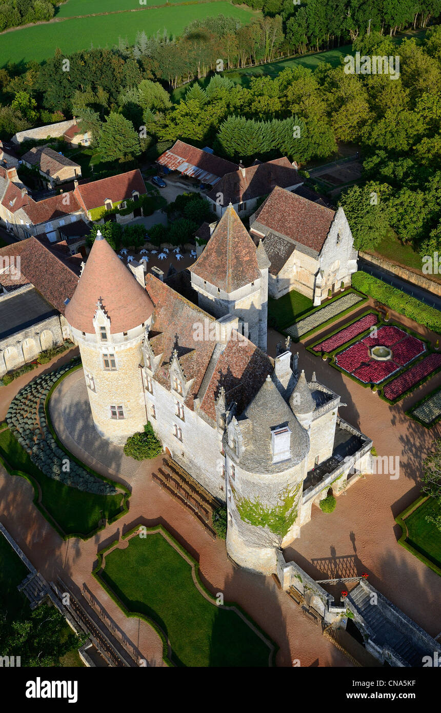 France, Dordogne, Perigord Noir, Dordogne Valley, Castelnaud la Chapelle, Chateau des Milandes, the French dancer Josephine Stock Photo