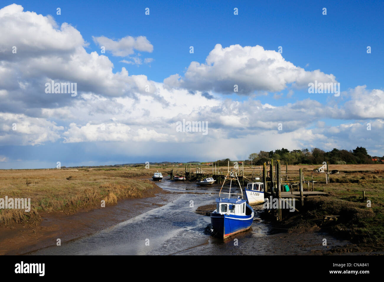 Thornham Harbour Norfolk, England, UK Stock Photo