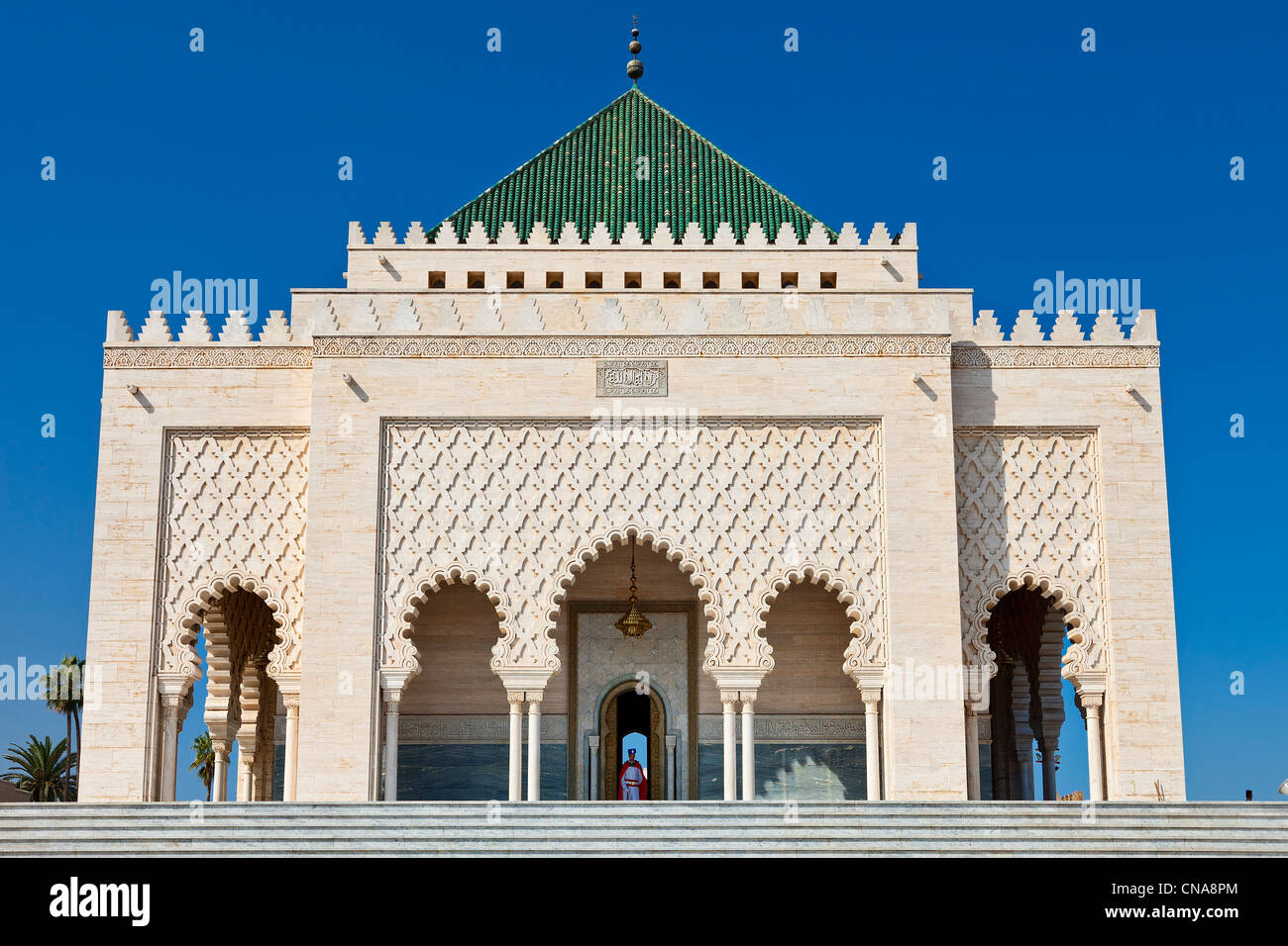 Morocco, Rabat, Mohamed V mausoleum Stock Photo