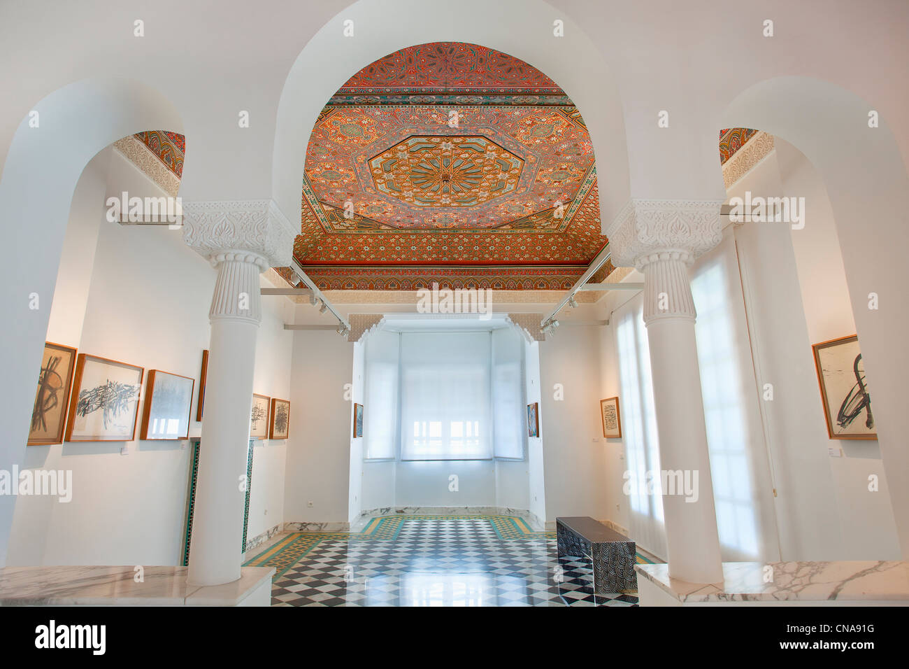 Morocco, Rabat, Villa des Arts (Arts Villa) Stock Photo