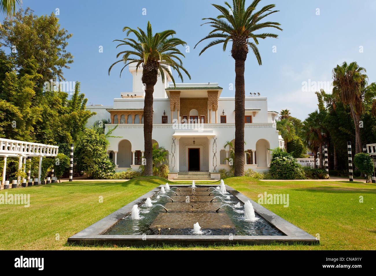 Morocco, Rabat, Villa des Arts (Arts Villa) Stock Photo