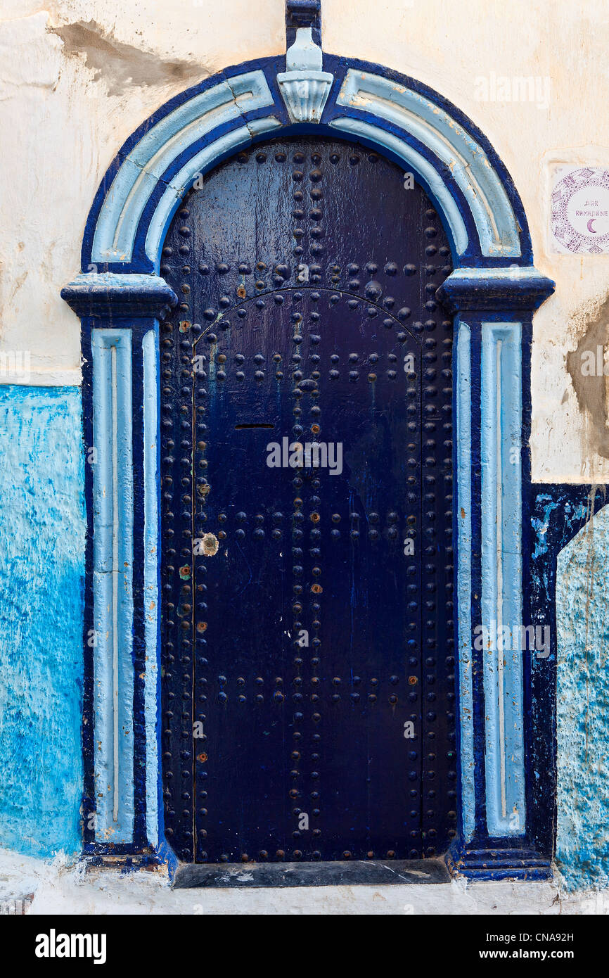 Morocco, Rabat, Casbah des Oudaias (Kasbah of the Udayas Stock Photo