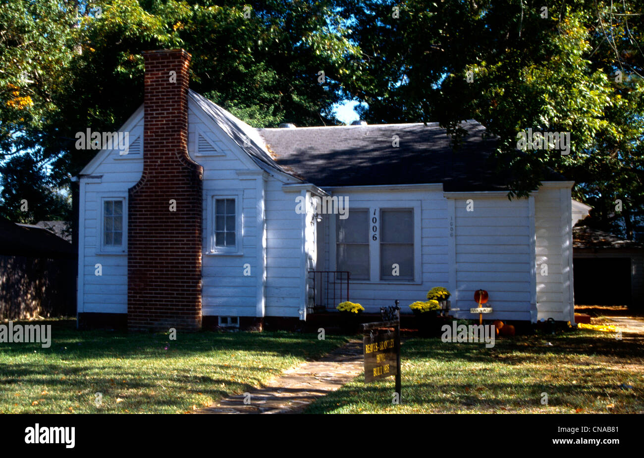 Texas Usa Kilgore Historical House Stock Photo - Alamy
