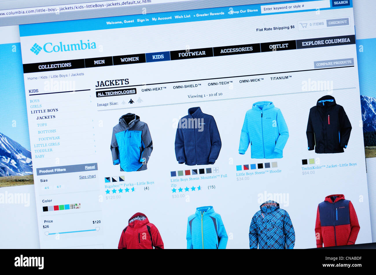 columbia clothing website