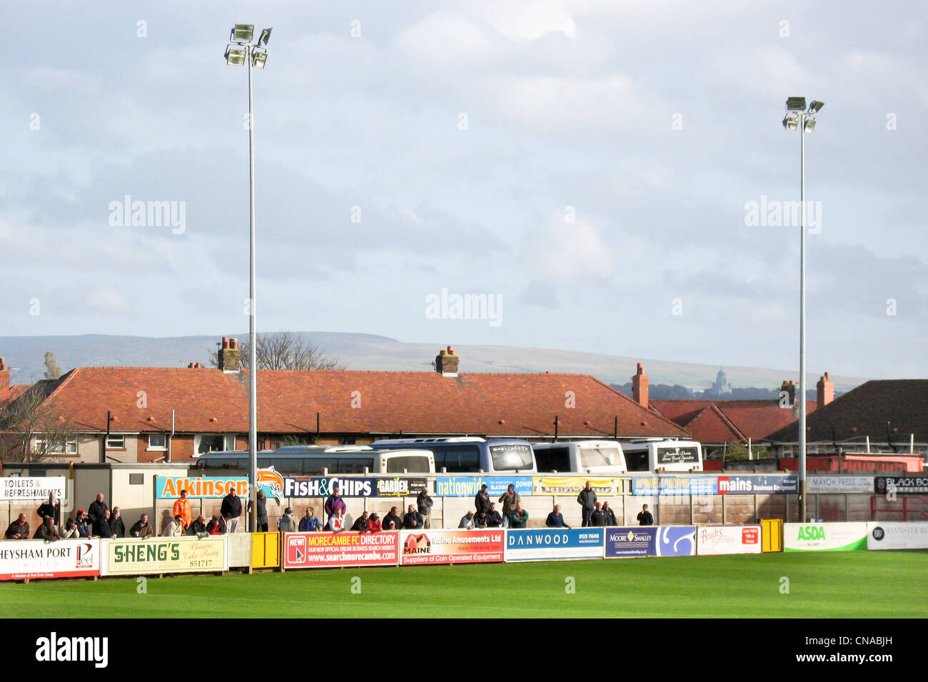 Morecambe Football Club Christie Park Stock Photo Alamy