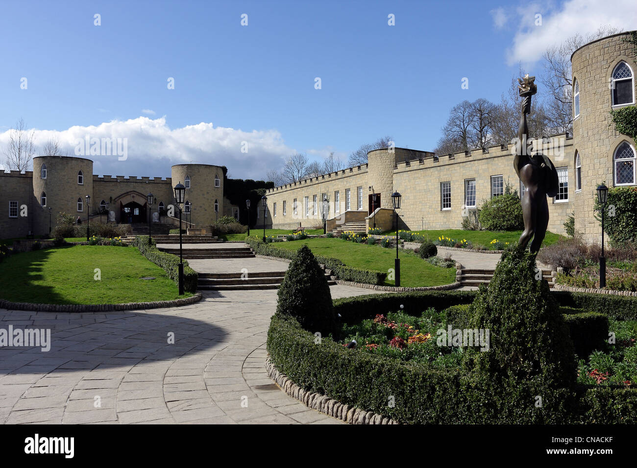 Saint Hill Castle at East Grinstead,Sussex.Headquarters in the UK to