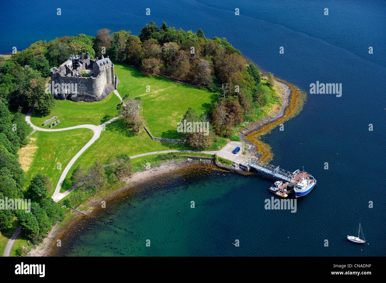 United Kingdom, Scotland, Highland, Oban, Dunollie Castle of Clan