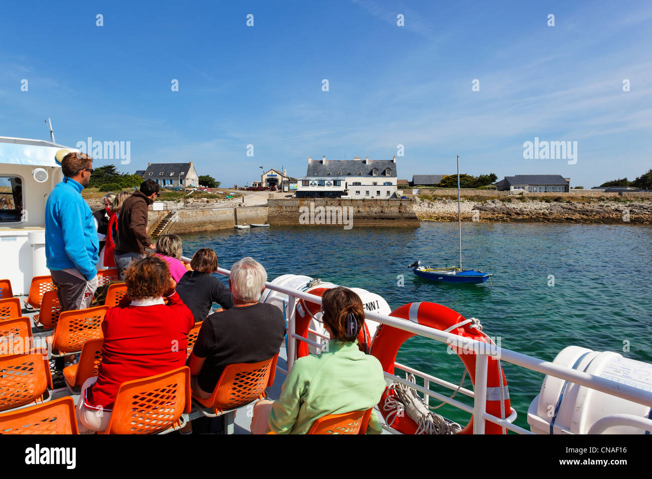 France, Finistere, Glenan archipelago, Saint Nicolas island Stock Photo