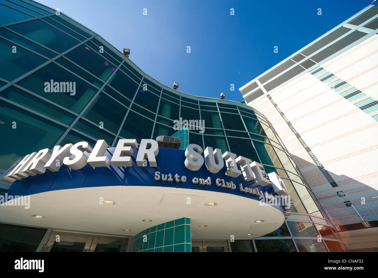 Tampa Florida, VIP entrance to the Chrysler Club and Suite levels of the Tampa Bay Times Forum, Arena, Stadium. Stock Photo