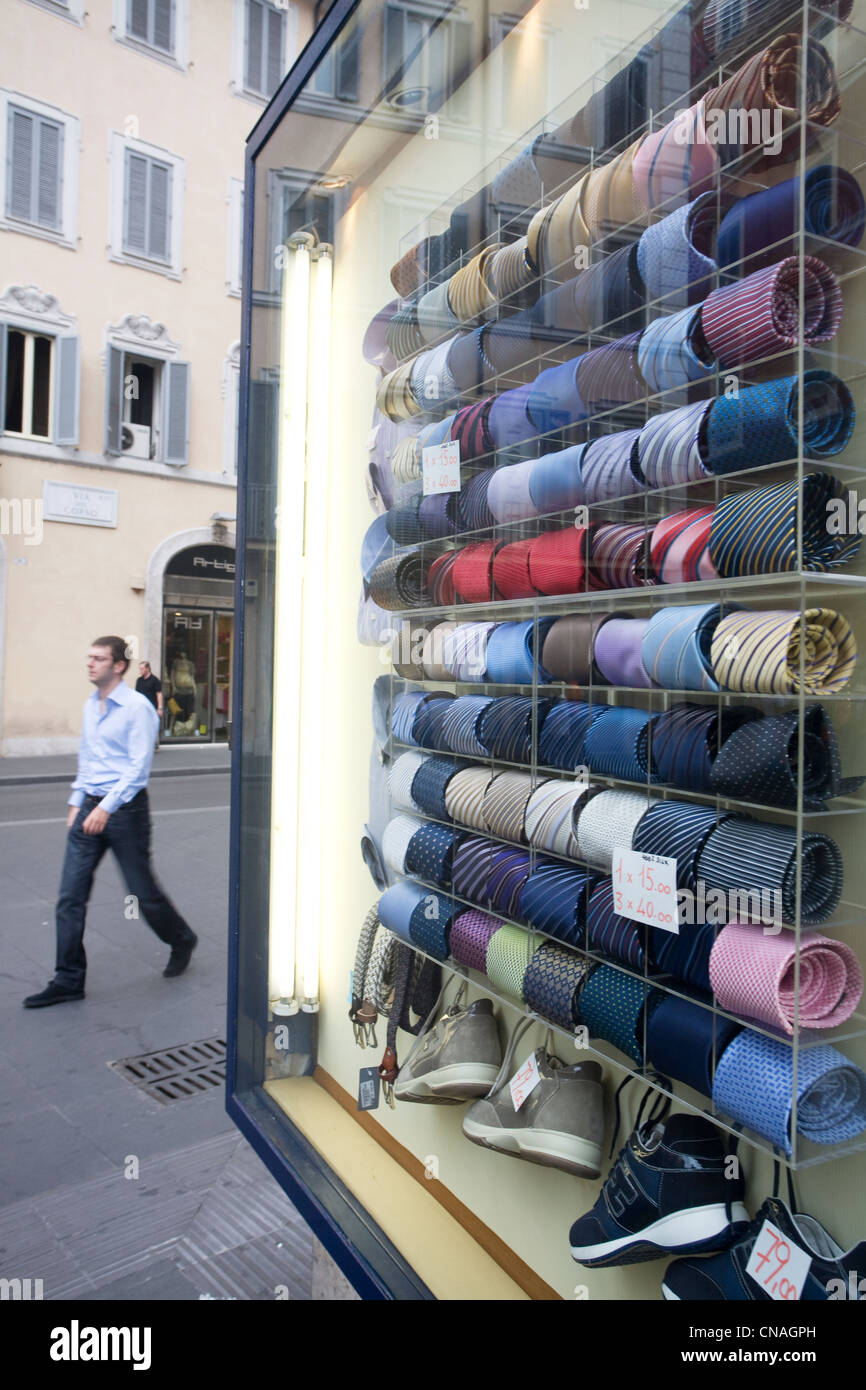 Louis Vuitton store window shop Rome Italy shopping Stock Photo - Alamy