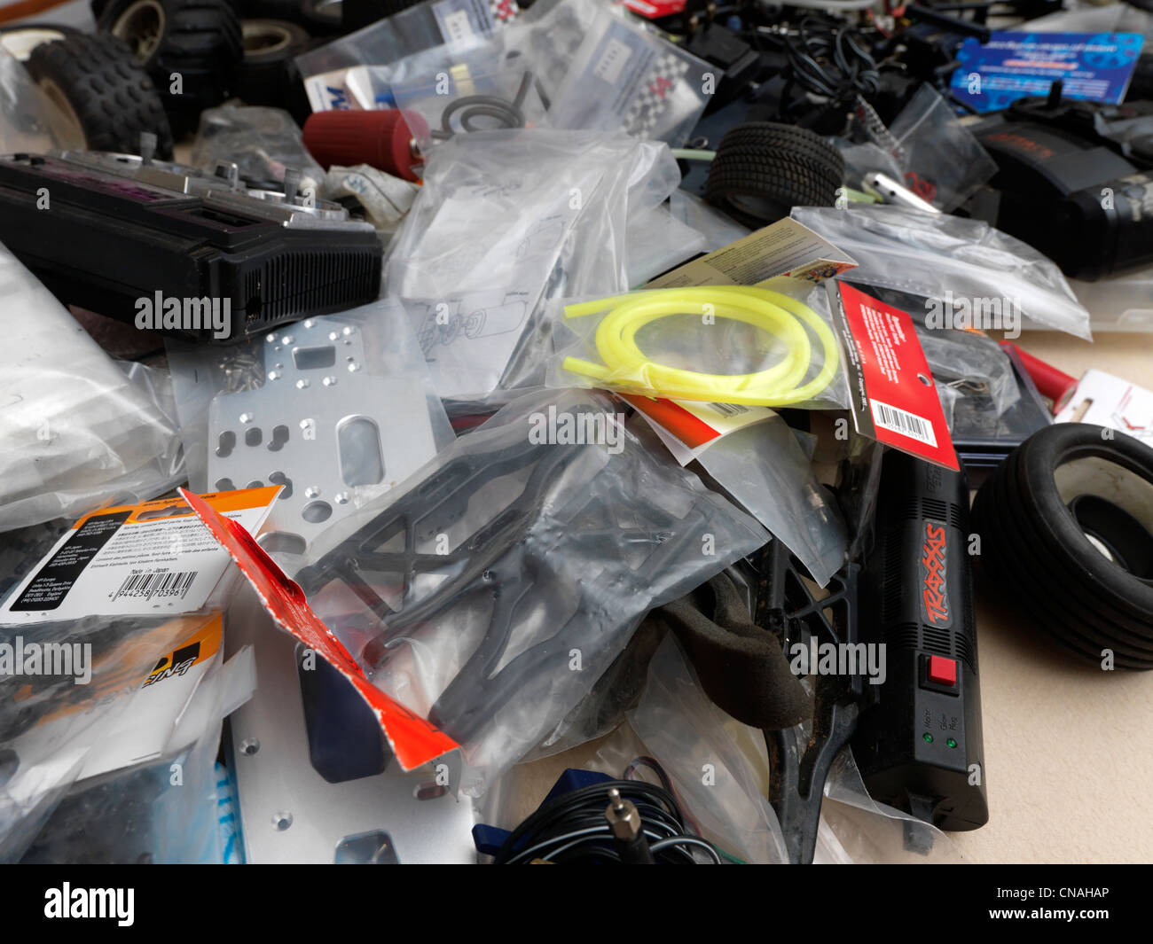Pile Of Remote Control Car Parts Stock Photo Alamy