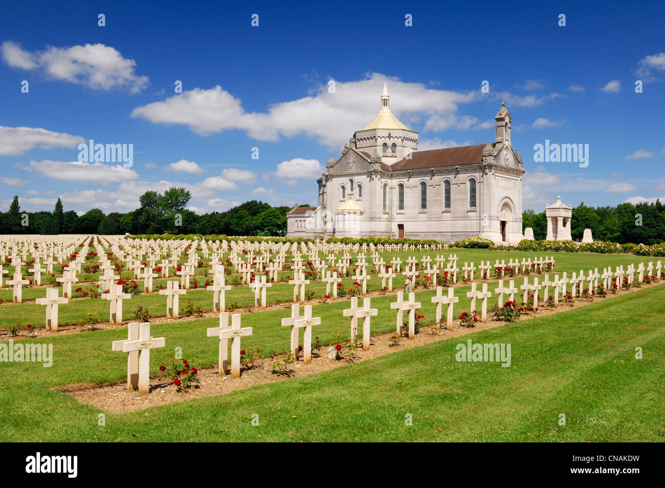 France, Pas de Calais, Ablain Saint Nazaire, necropole de Notre Dame de