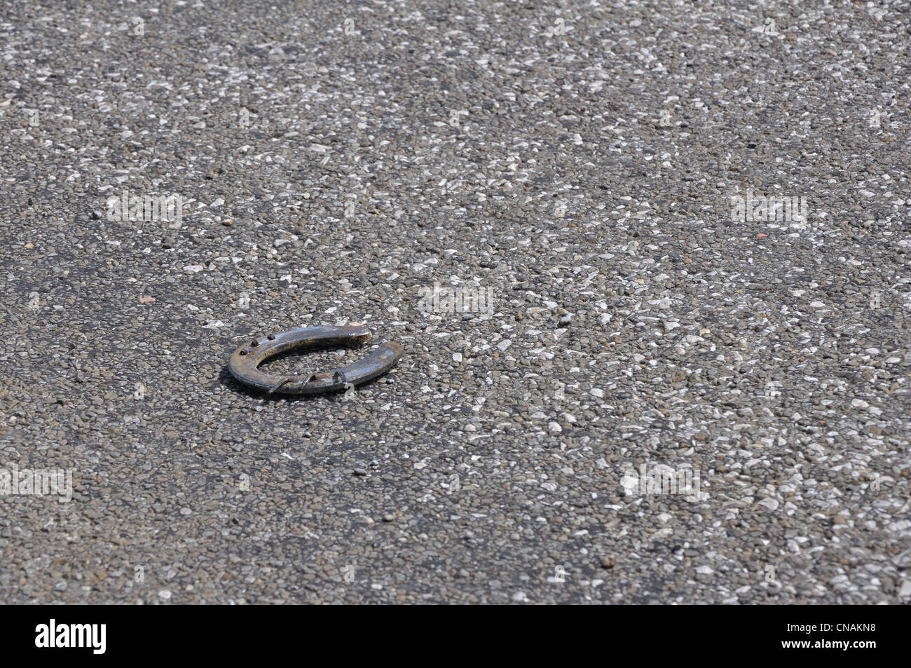 Lost horse shoe Stock Photo Alamy