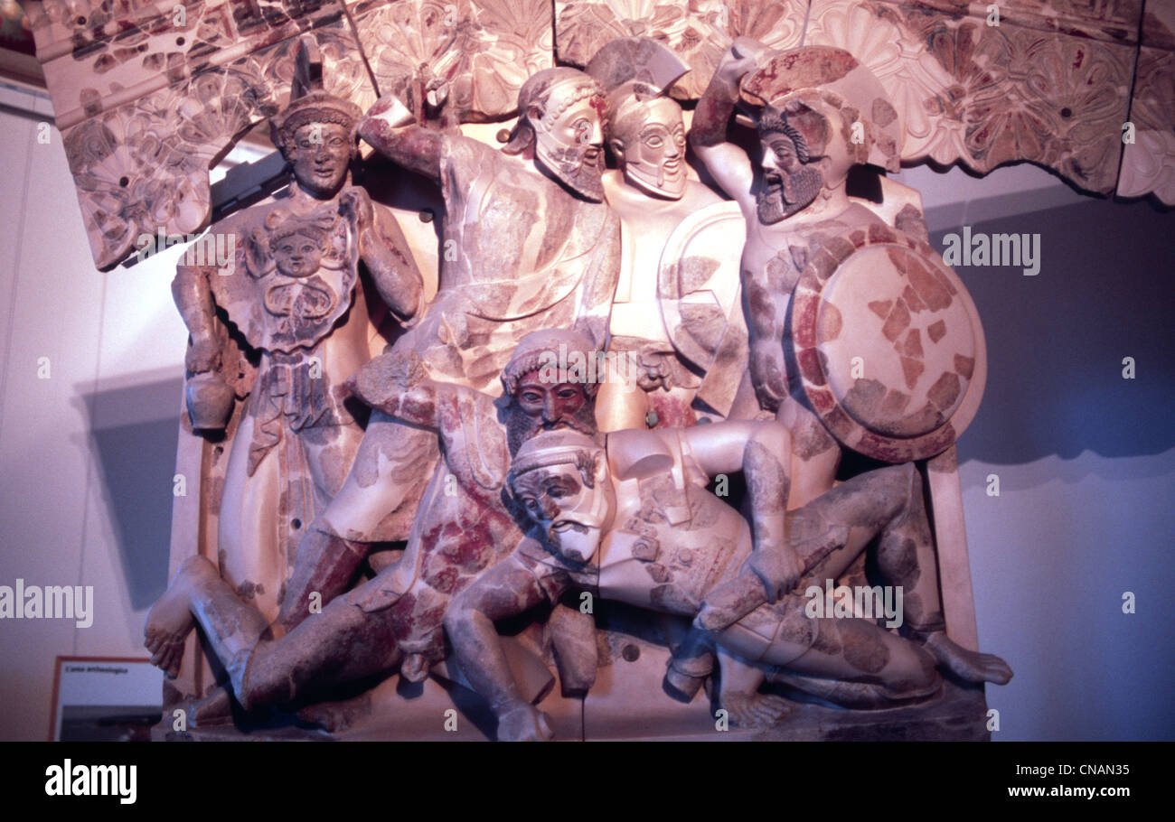 Rome Etruscan Museum Stock Photo Alamy