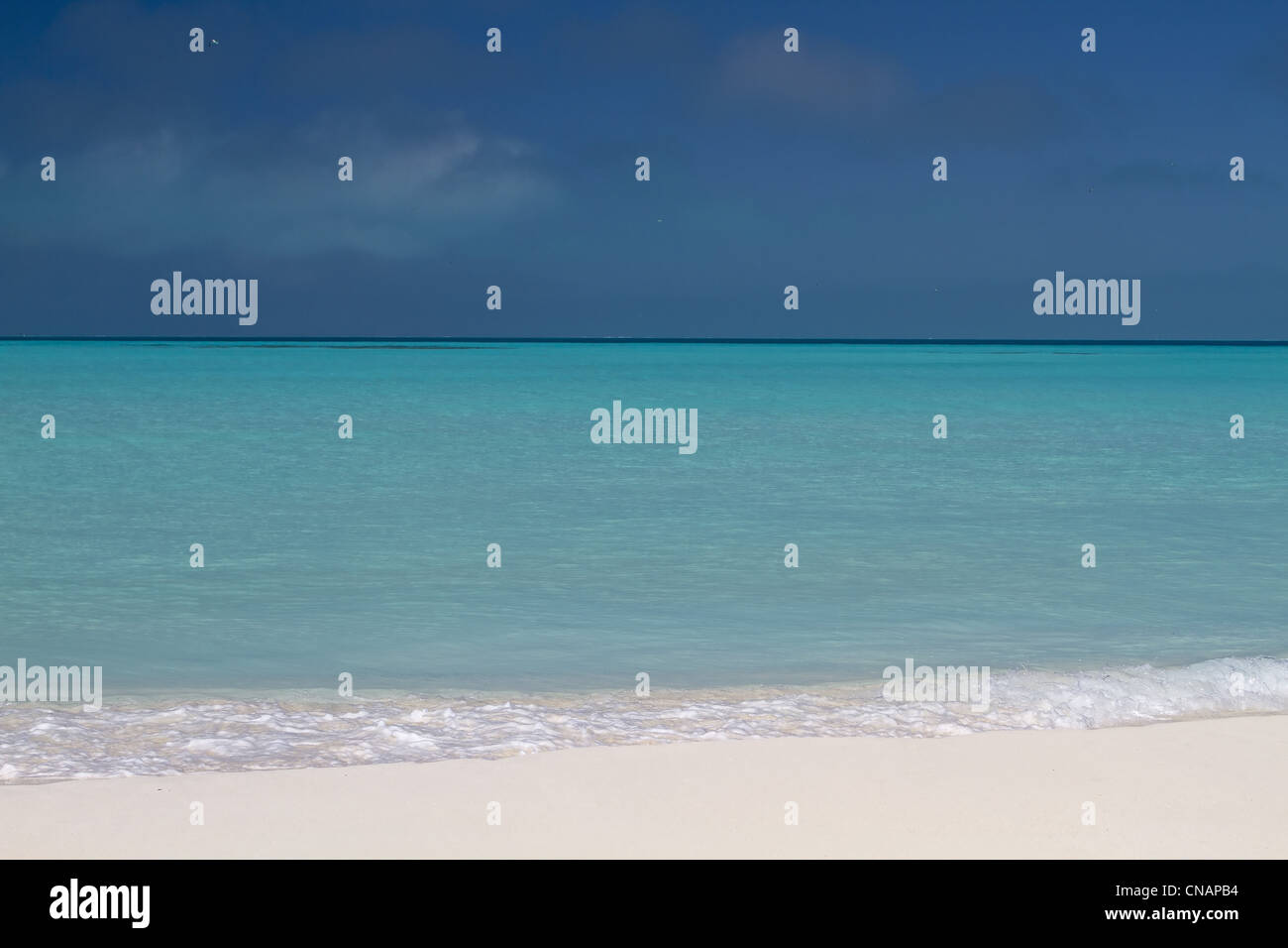 United States, Hawaii, Midway Atoll, Sand island, landscape Stock Photo