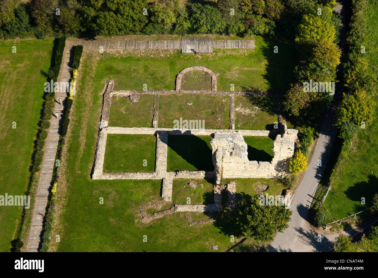 France, Manche, Valognes, Gallo Roman ruins of Alauna, the Baths of