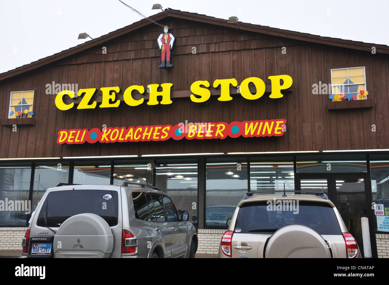 Czech bakery, West, Texas, USA Stock Photo Alamy