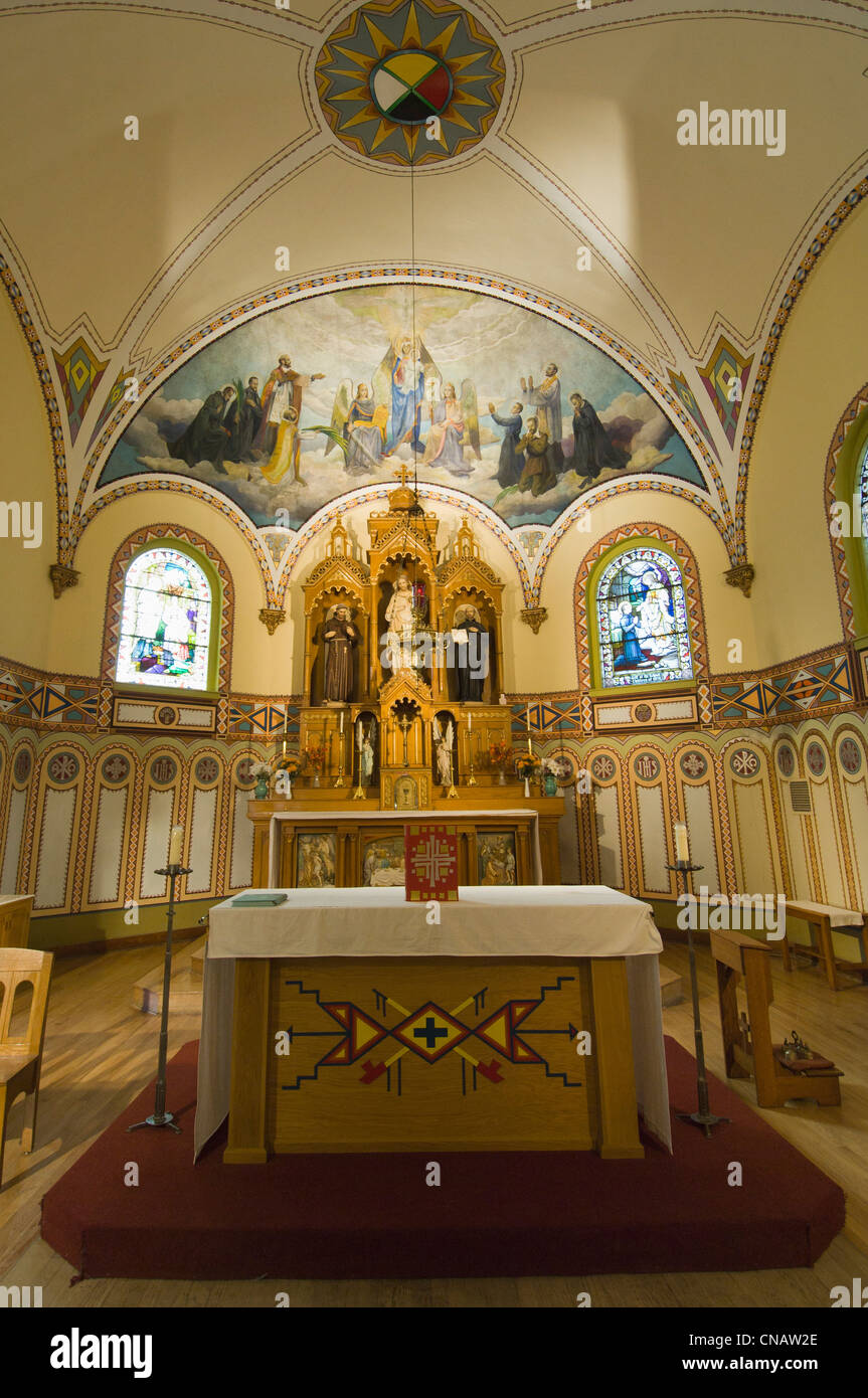 United States, South Dakota, Rosebud Indian Reservation, St Francis, St