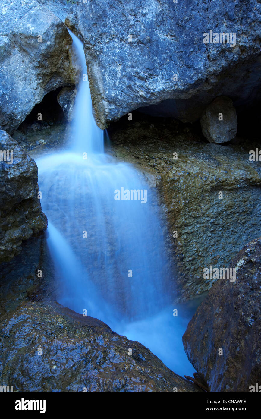France, Var, Massif de la Sainte Baume, cascade Stock Photo Alamy