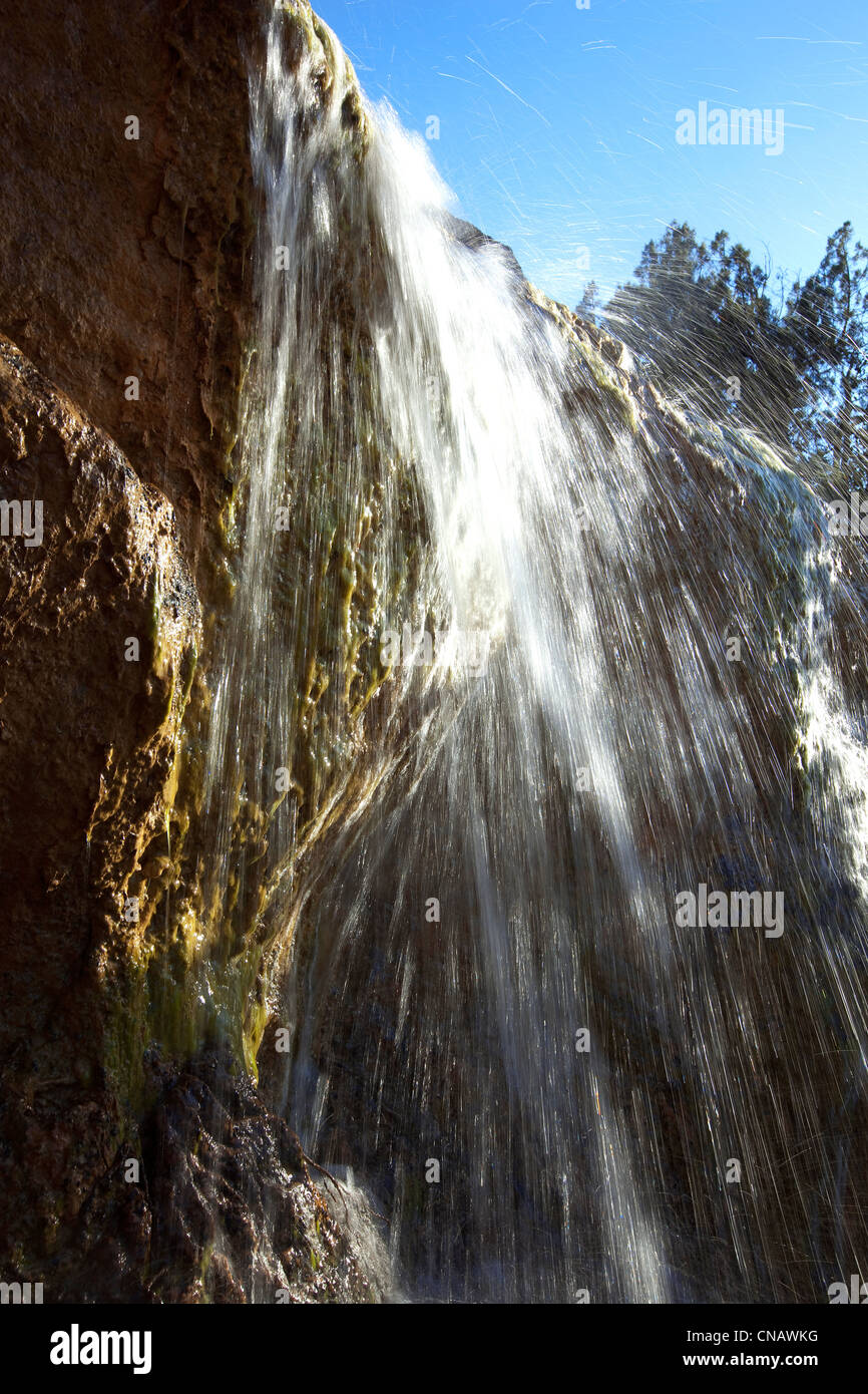 France, Var, Massif de la Sainte Baume, cascade Stock Photo Alamy