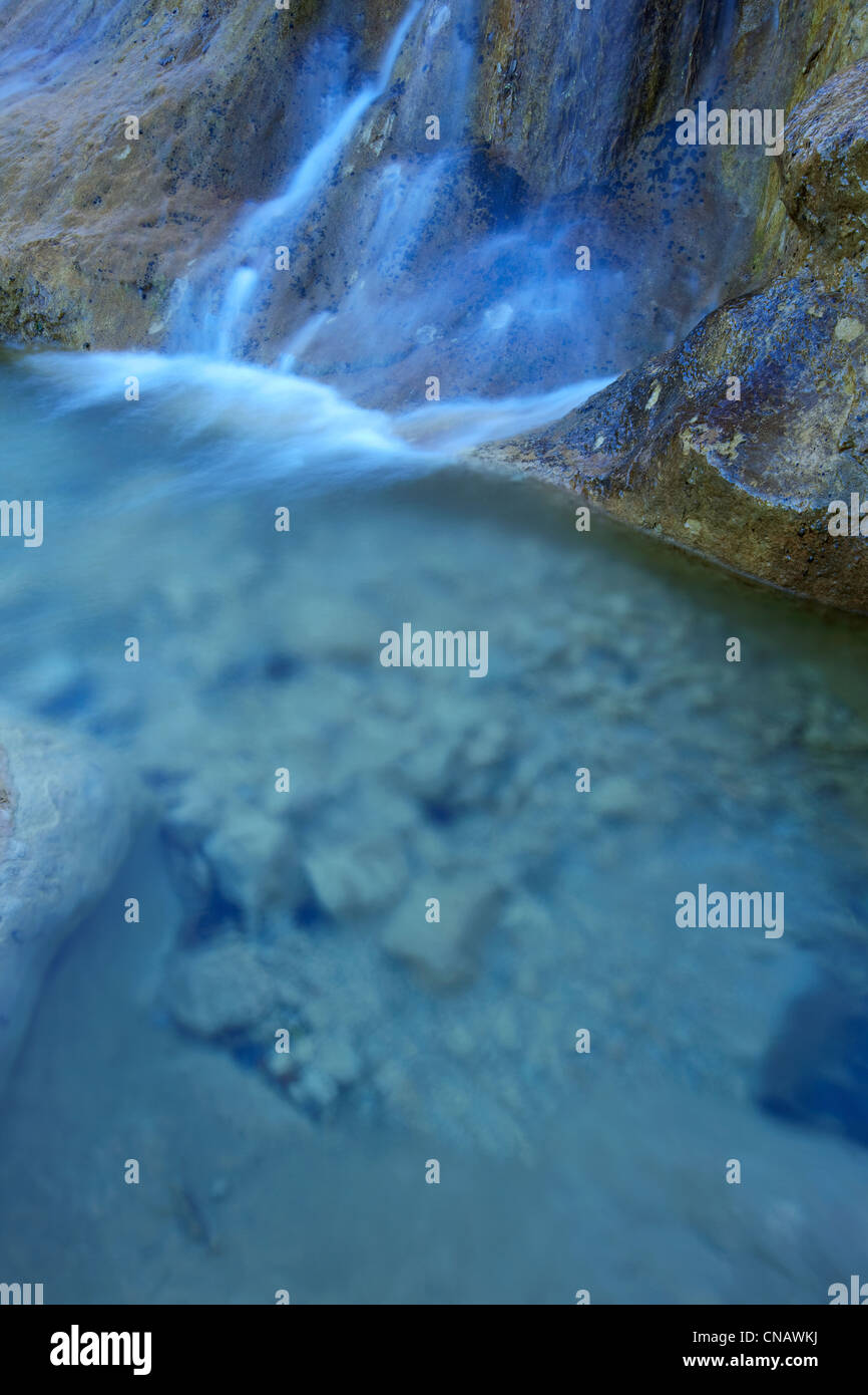 France, Var, Massif de la Sainte Baume, cascade Stock Photo Alamy