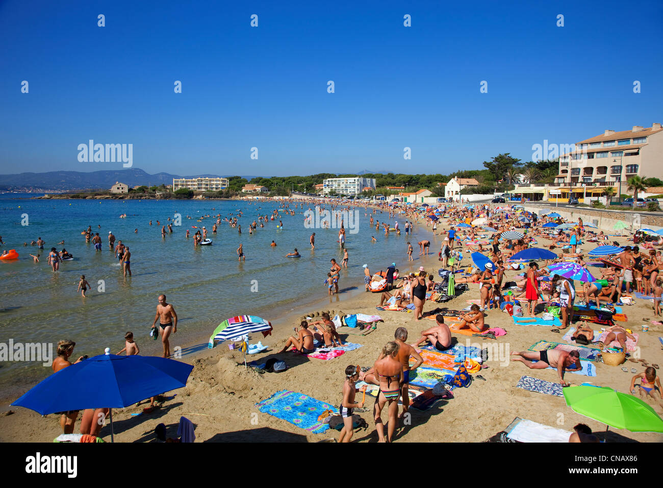 France, Var, Six Fours les Plages, beach Cros Stock Photo - Alamy