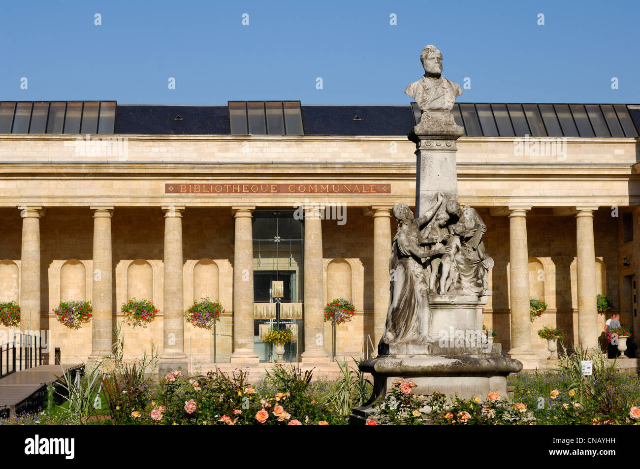 France, Somme, Amiens, Louis Aragon Municipal Library Stock Photo - Alamy
