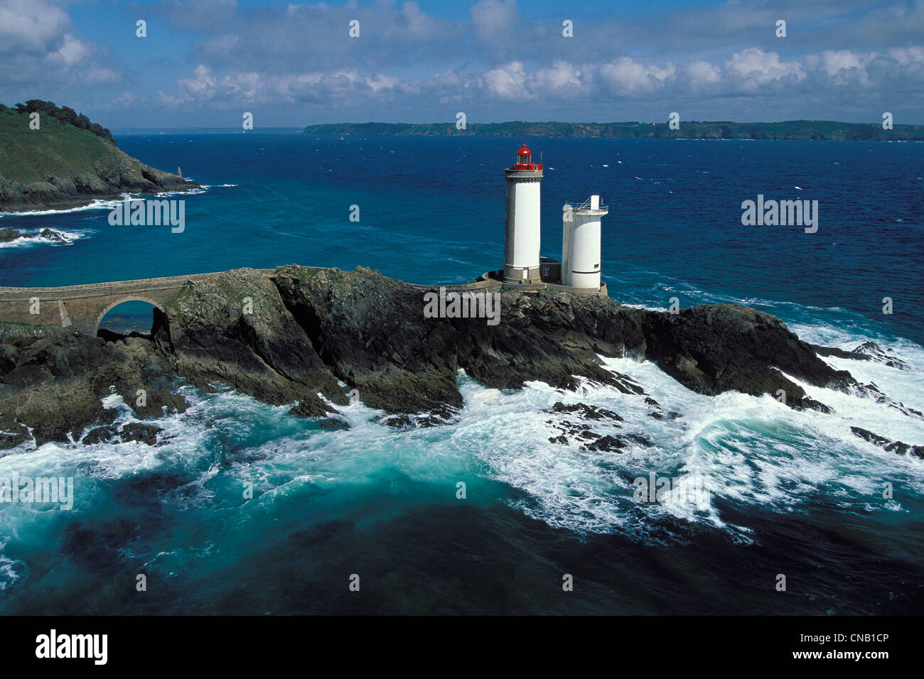 France, Finistere, Iroise Sea, Goulet de Brest, Plouzane, Pointe du