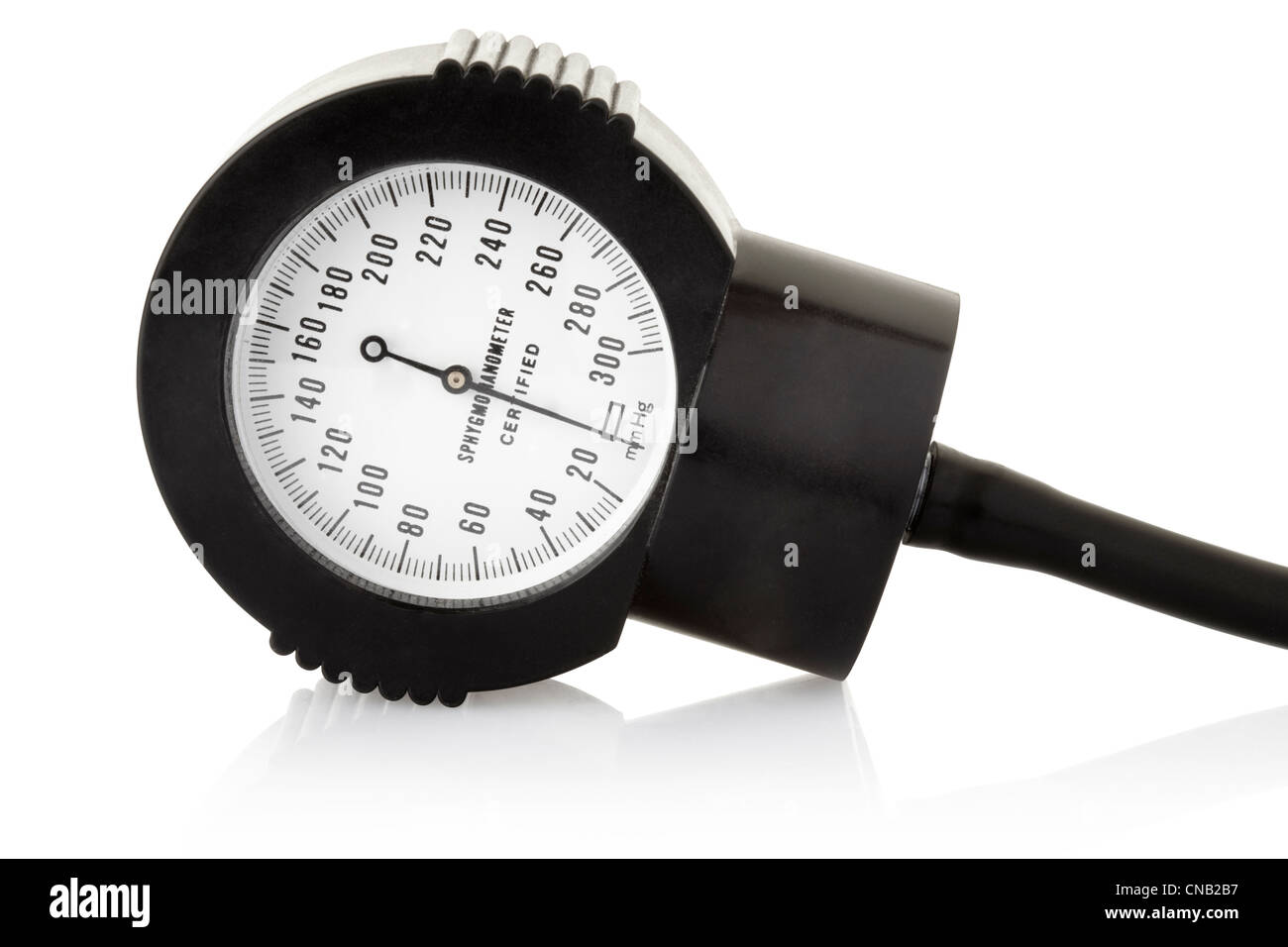 Sphygmomanometer, blood pressure medical instrument Stock Photo